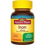 nature made iron 65gm 180 tablets