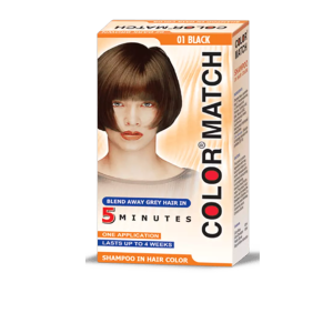Color Match Shampoo-In Cream Hair Color (1) Black