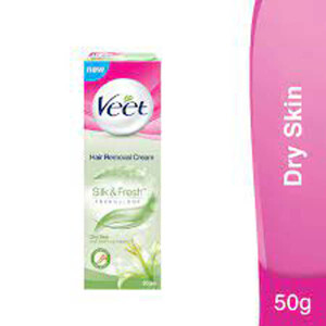Veet Silky Fresh Hair Removal Cream Dry Skin 50g