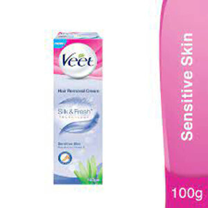 Veet Silky Fresh Hair Removal Cream Sensitive Skin 100g
