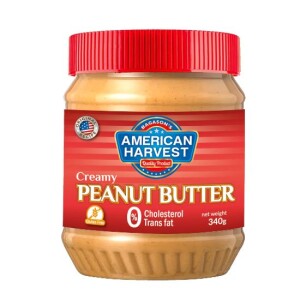 American Harvest Peanut Butter Creamy 340gm