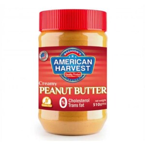 American Harvest Peanut Butter Creamy 510gm