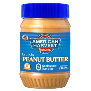 American Harvest Peanut Butter Crunchy 510gm