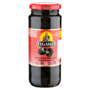 Figaro Pitted Black Olives 160g