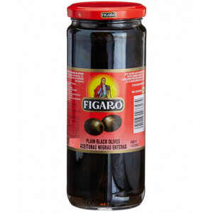 Figaro Plain Black Olives 85g