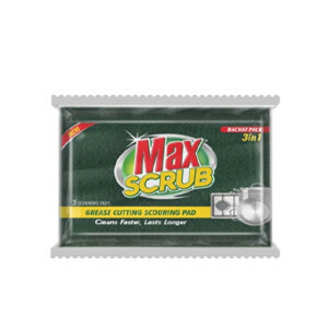 Max Scrub With Sponge Single (M)