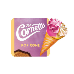 Walls Cornetto Pop Cone Strawberry Vanilla 95ml