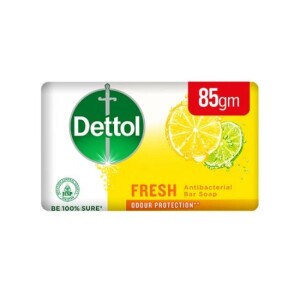 Dettol Fresh Antibacterial Bar Soap 85g