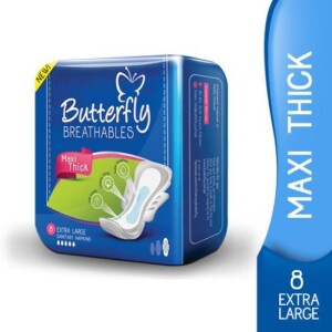 Butterfly maxi thick exta long 8 pads