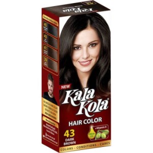 Kala Kola HairWell Shampoo Hair Color Dark Brown Sachet 02