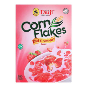 Fauji Corn Flakes With Real Strawberry Puree 250g