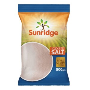 Sunridge salt 800gm